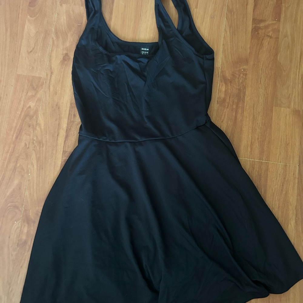 SHEIN Black Sleeveless Dress